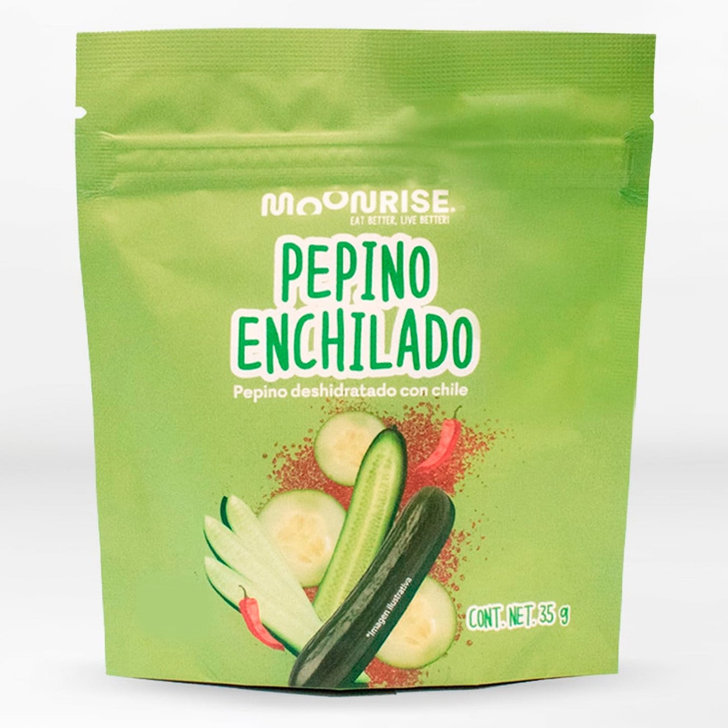 Snack Pepino Enchilado Deshidratado MOONRISE