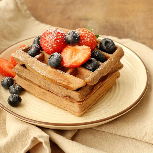 Waffles de Calabaza Espagueti Moonrisefoods