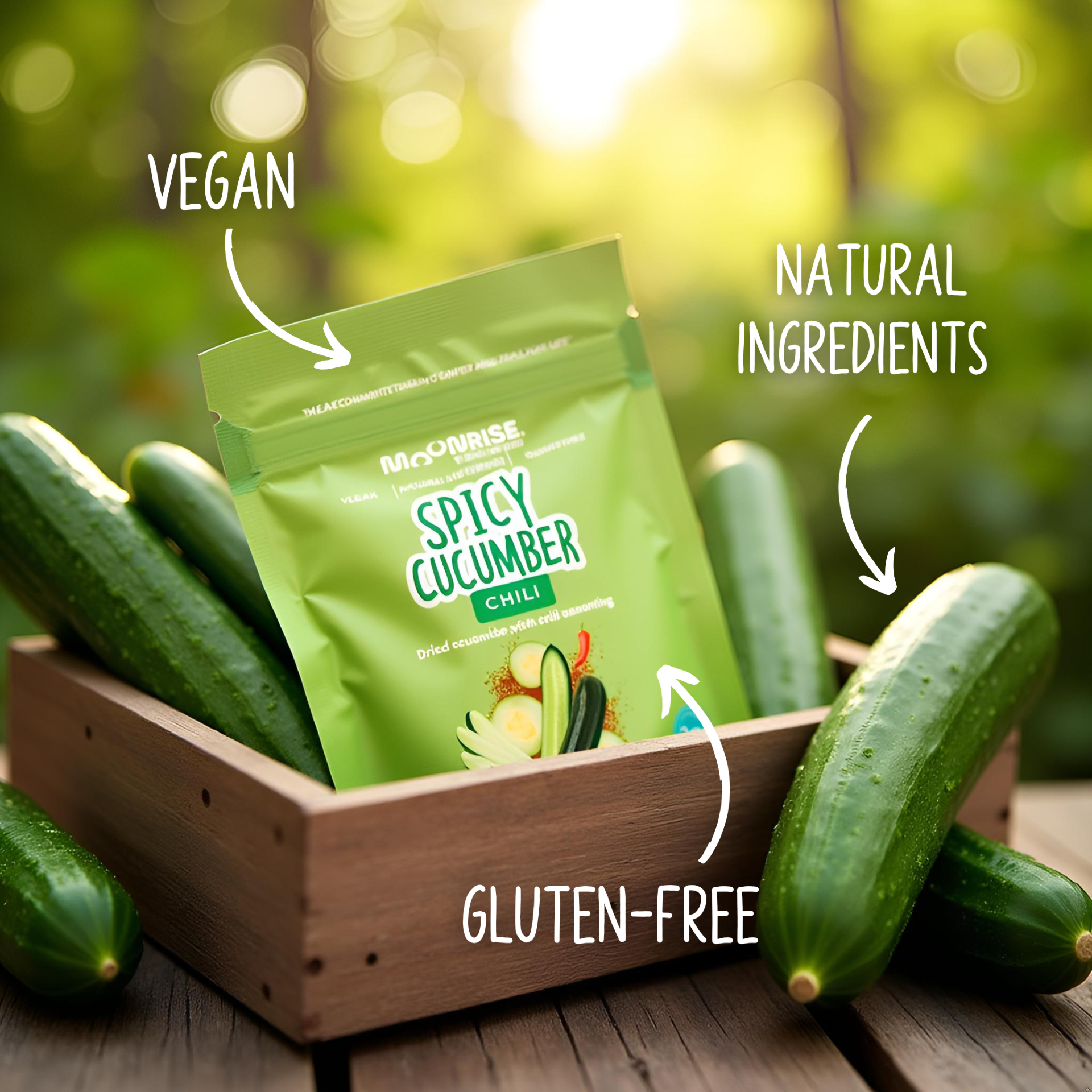 Spicy Dried Cucumber 6 Pack MOONRISE