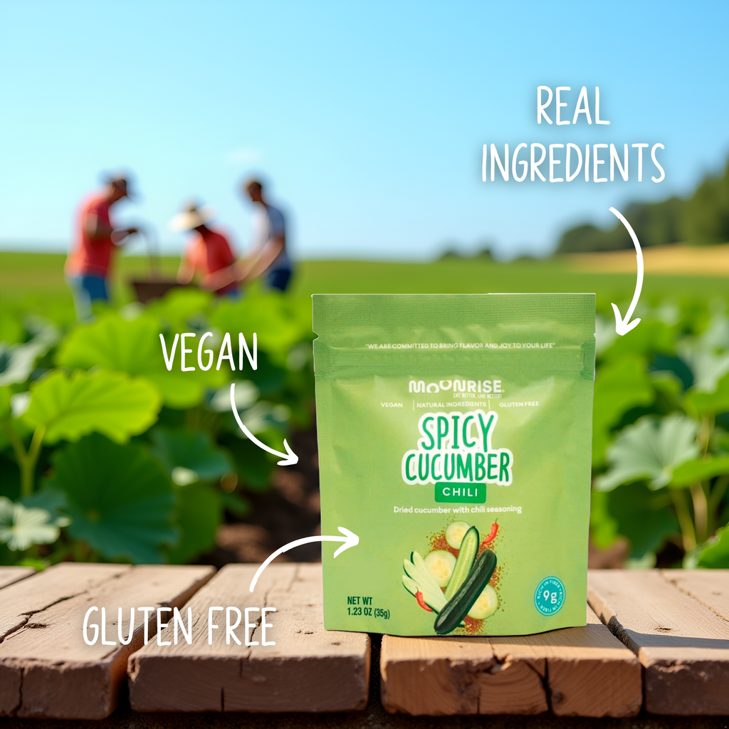 Spicy Dried Cucumber 3 Pack Moonrisefoods