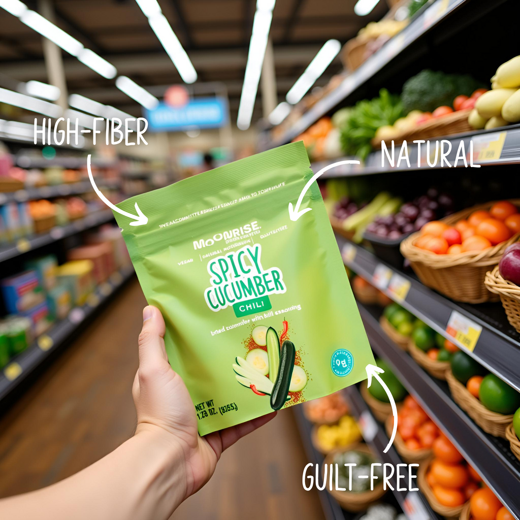 Spicy Dried Cucumber 3 Pack Moonrisefoods