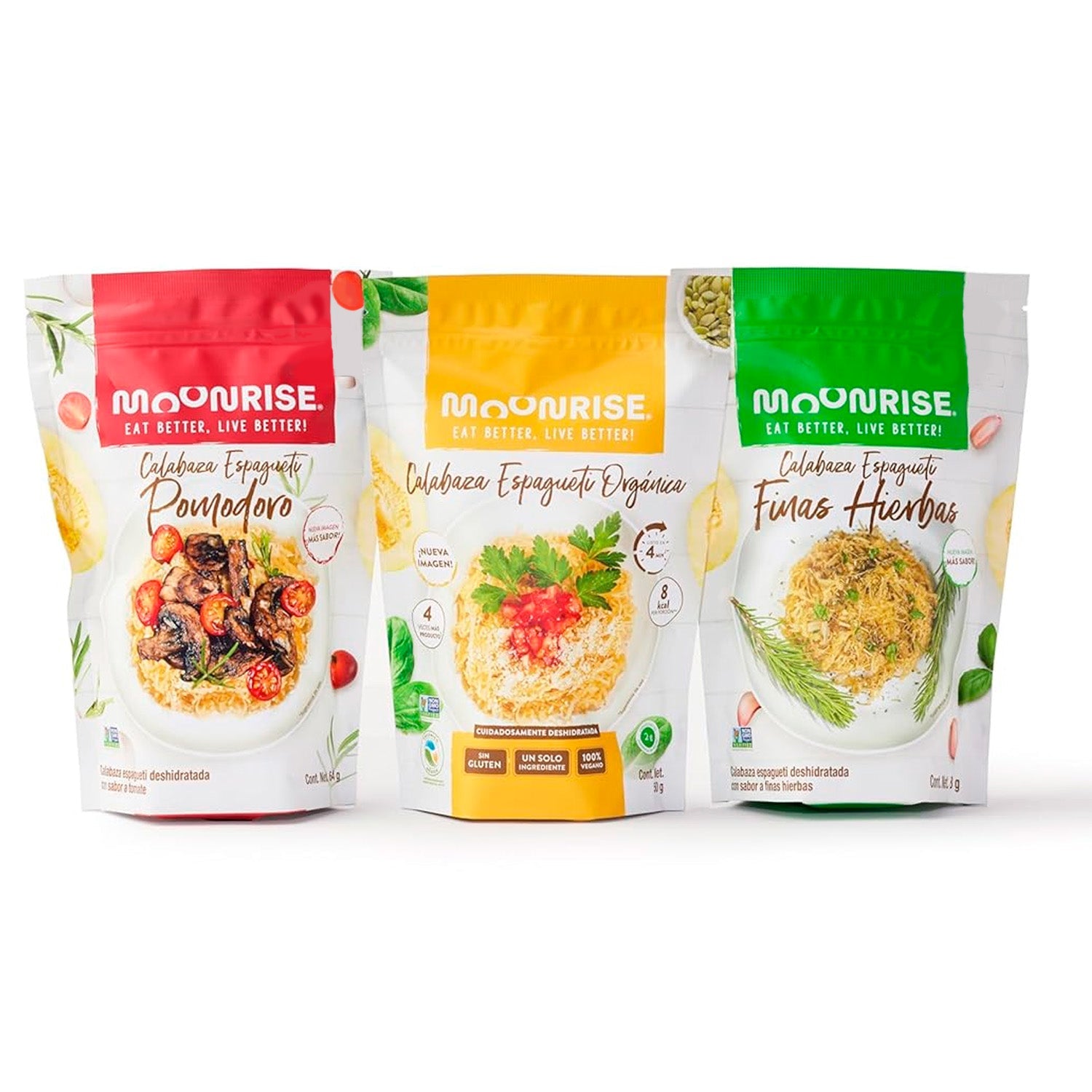 Calabaza Espagueti Deshidratada MIX PAQUETE VARIADO (Paquete de 3) MOONRISE