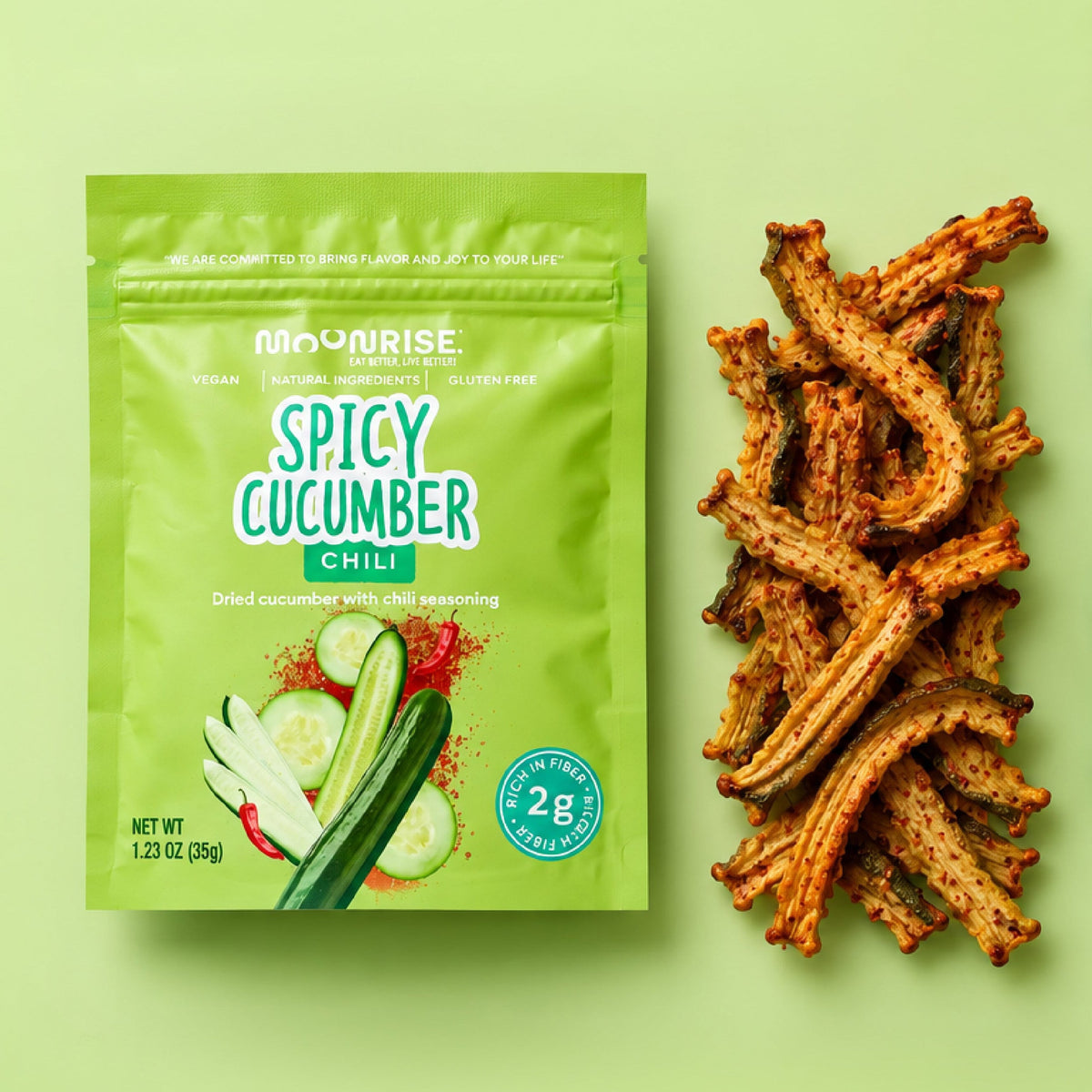 Spicy Dried Cucumber Moonrisefoods