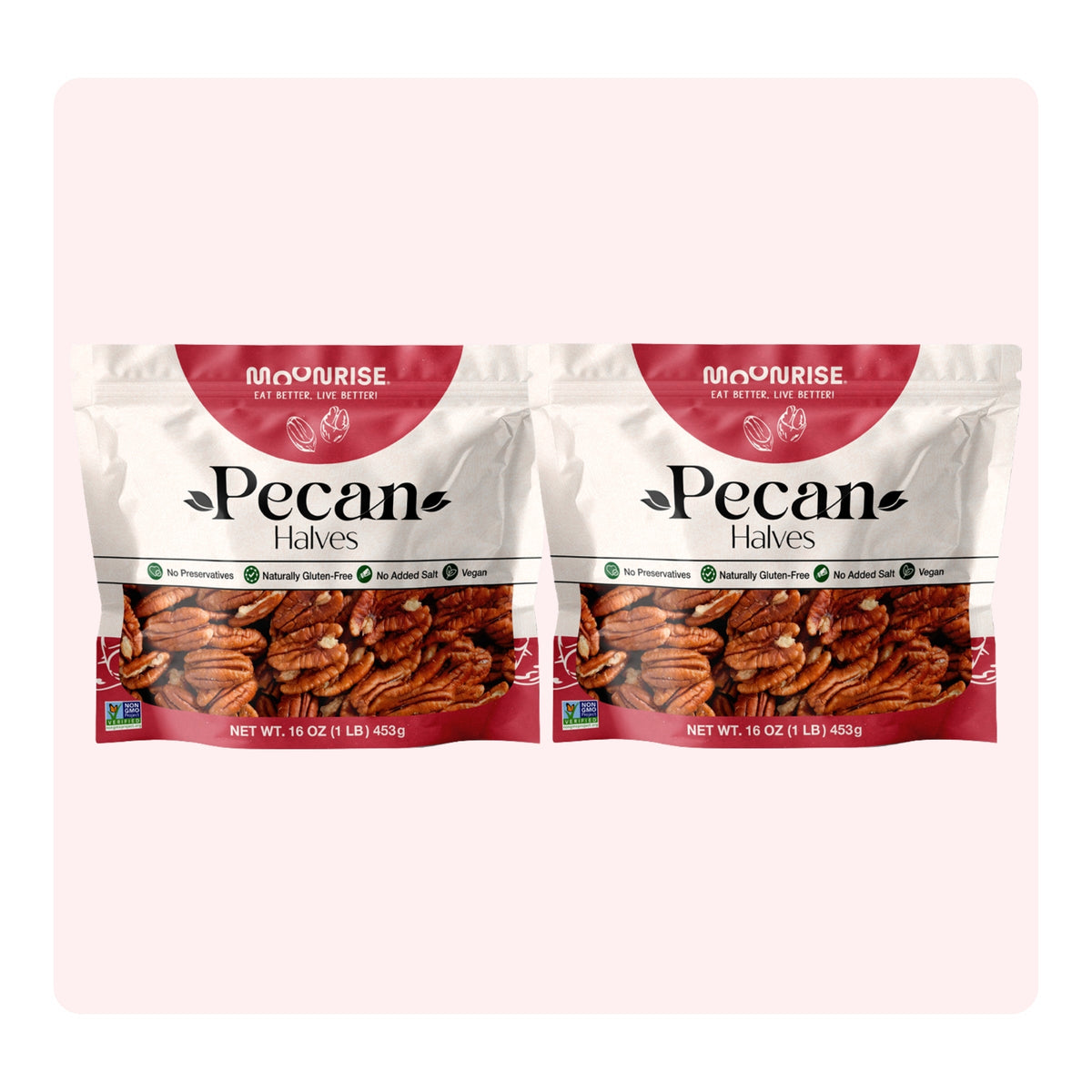 Pecan Halves 2 Pack Moonrisefoods